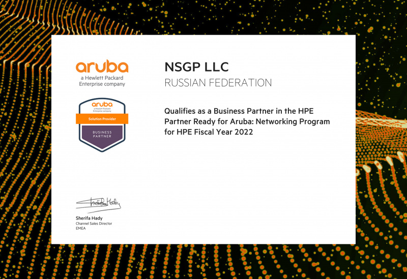 Business Partner in the HPE Business Partner in the HPE