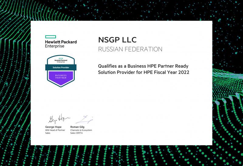 Business HPE Partner Business HPE Partner